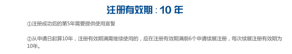 美國商標注冊有效期 美國商標注冊有效期